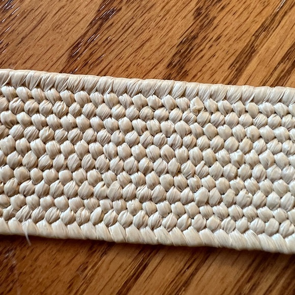 NWT Kate Spade Canvas Belt with Silver Shell Clasp main image 7